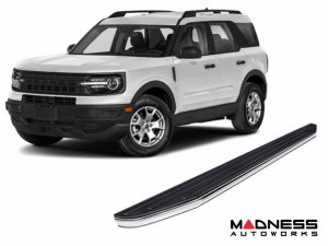 Ford Bronco Sport Running Boards - Premium - Black w/ Chrome Trim